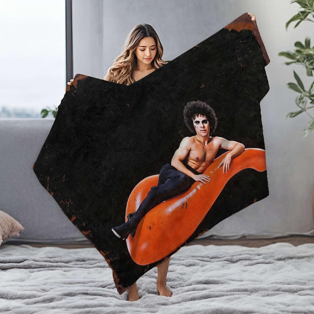 Couverture de plage homme afro 125x150cm en flanelle douce