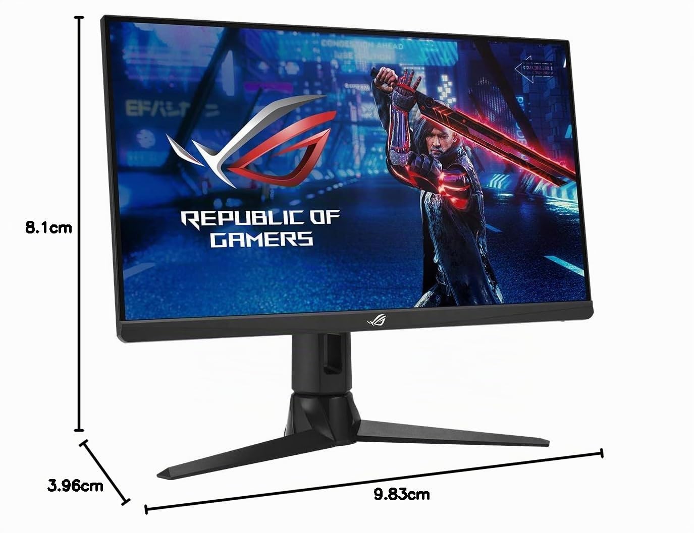ASUS ROG Strix XG27UQR Monitor Gaming 27”, 4K (3840x2160), 144Hz, IPS, Tempo Di Risposta 1ms, G-SYNC, DisplayHDR 400, Display Stream Compression, DCI-P3 90percento, Posizione Regolabile, Nero