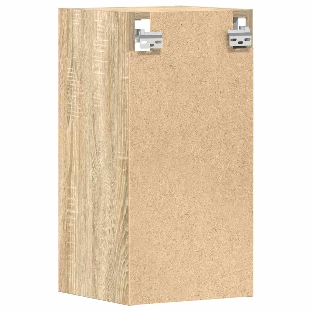 vidaXL Hängeschrank Riga Sonoma-Eiche 30x29,5x60 cm Holzwerkstoff, Küchenschrank, Gastronomieschrank, Gastro Möbel, Aufbewahrungsschrank