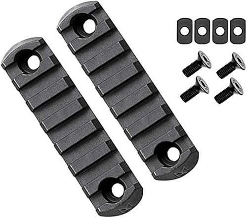 Miniatura 8 de 360 Tactical Sección de riel polimérico M-LOK de 7 ranuras para guardamanos M Lok Siete ranuras Riel Picatinny Rail Juego de 2 piezas