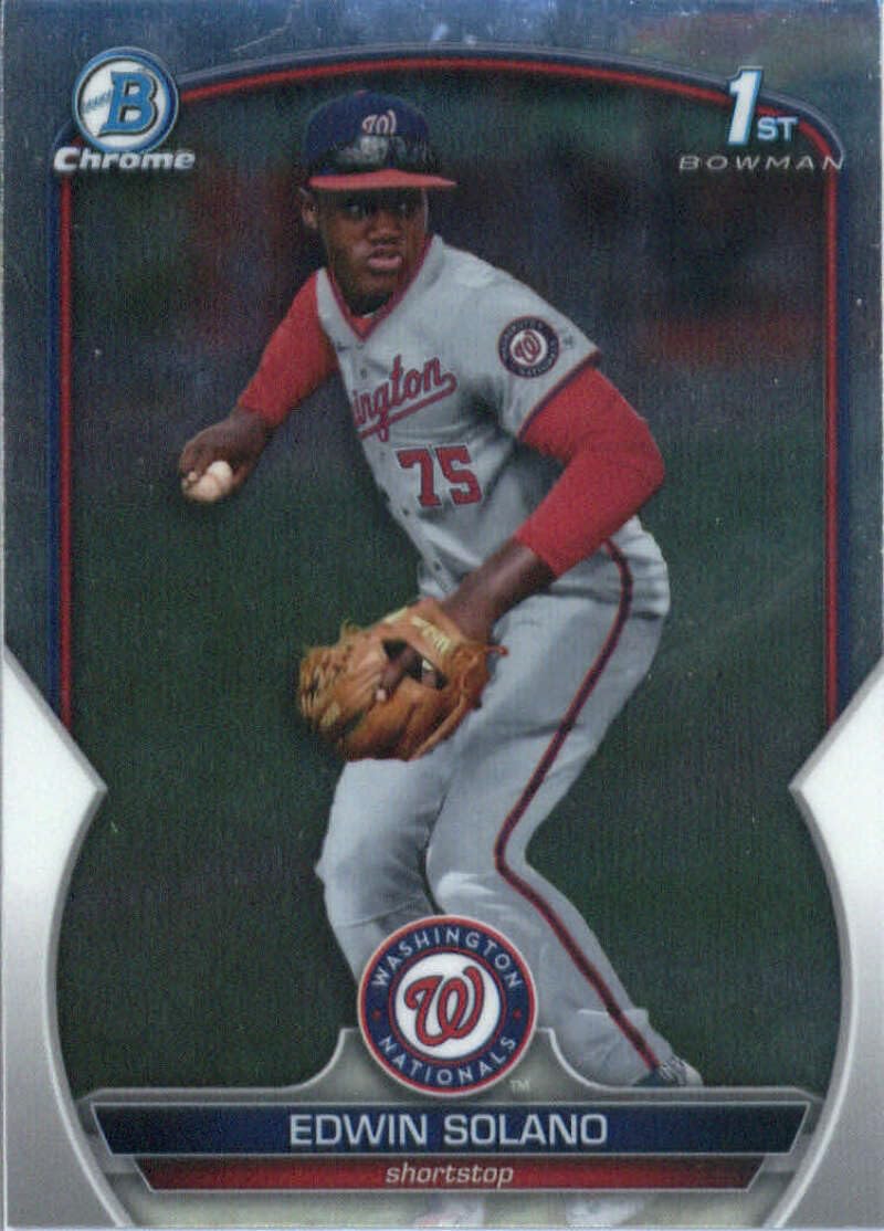Amazon.com: 2023 Bowman Chrome Prospects #BCP-169 Edwin Solano Washington  Nationals Baseball Card - Sportscard Superstore : Sports & Outdoors