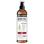 pureSCRUBS Ultra Moisturizing Rose Body Oil Spray for Dry Skin, Massage, Cuticles & More, Organic Super Blend of Jojoba, Argan, Coconut, Sweet Almond & Avocado Oils Enriched with Vitamin E, Lg 4oz