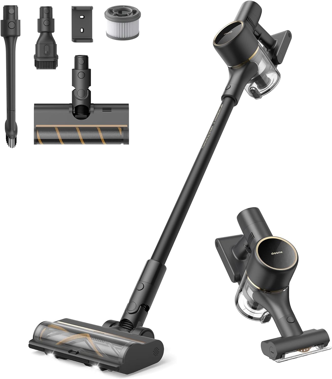 dreame R10 Pro Cordless Stick Vacuum Cleaner, 65 Mins Long Runtime Stick Vacuum, Lightweight and Anti-Tangle, 150 AW Robust Suction Handheld Vacuum for Hard Floor, Pet Hair and Carpet (B0D6XSP2RK) Amazon Price History, Amazon Price Tracker