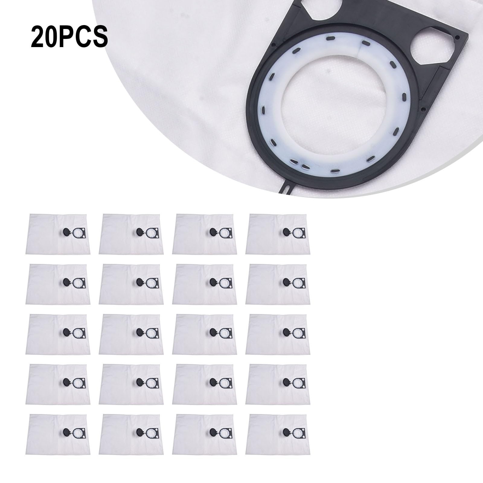 Lot de 20 sacs d'aspirateur pour Kärcher GAS 35 L SFC+ GAS 35 M AFC, filtres de rechange