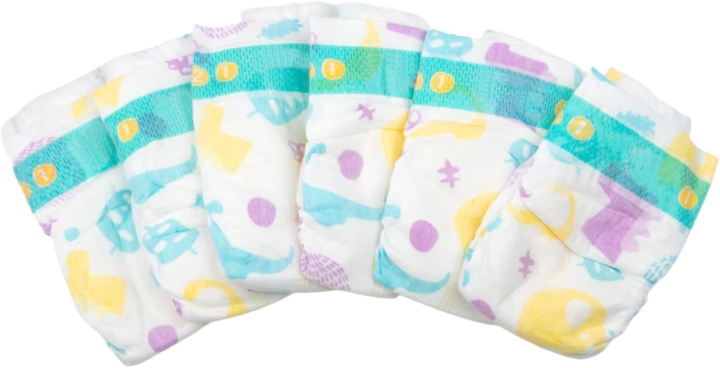 6-Piece Pack Reborn Baby Dolls Diapers for 17-22 inch Reborn Doll Newborn