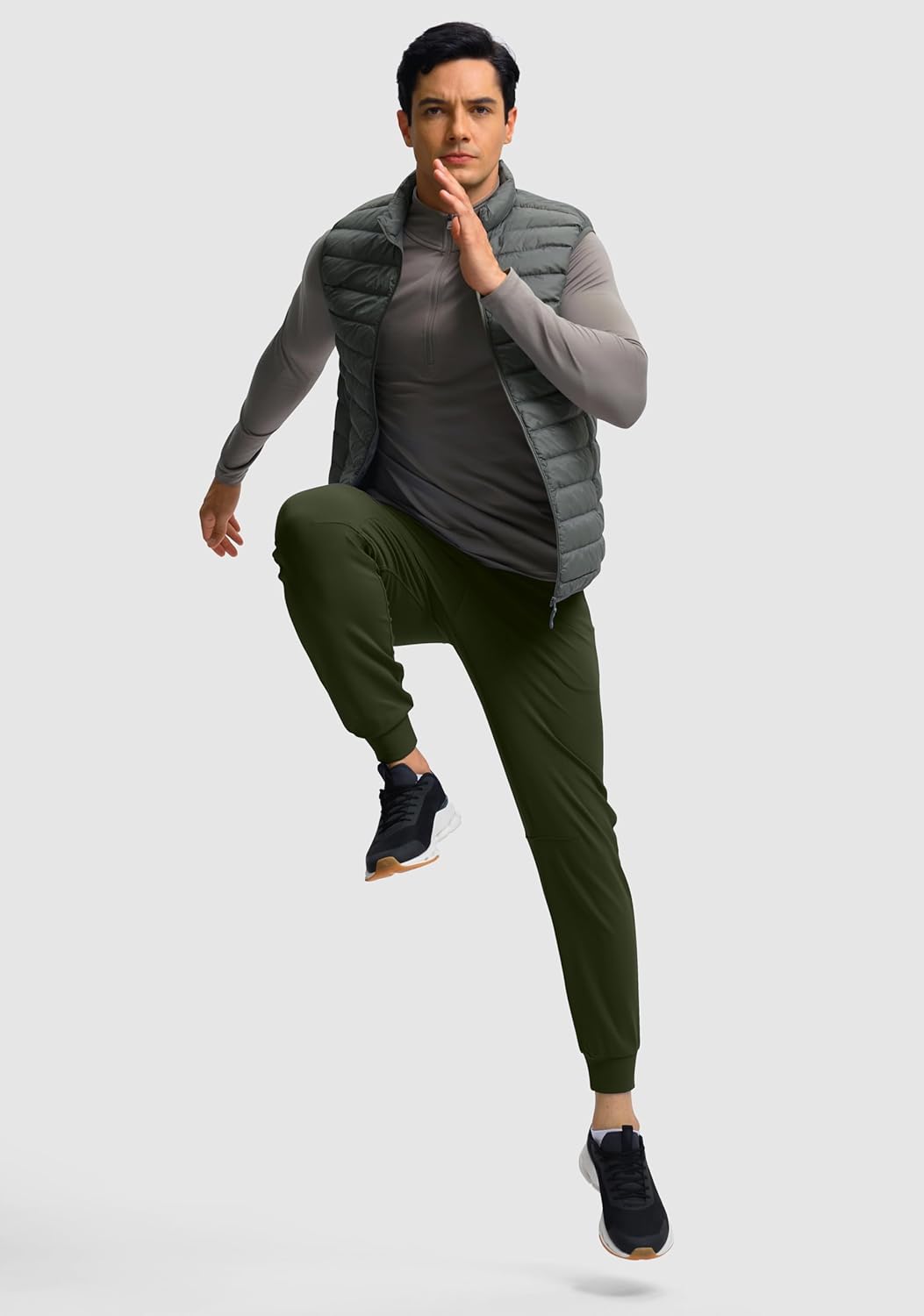 G Gradual Men's Fleece Lined Athletic Pants with Zipper Pocket Winter Warm Joggers Water Resistant Running Sweatpants for Men - Image 6