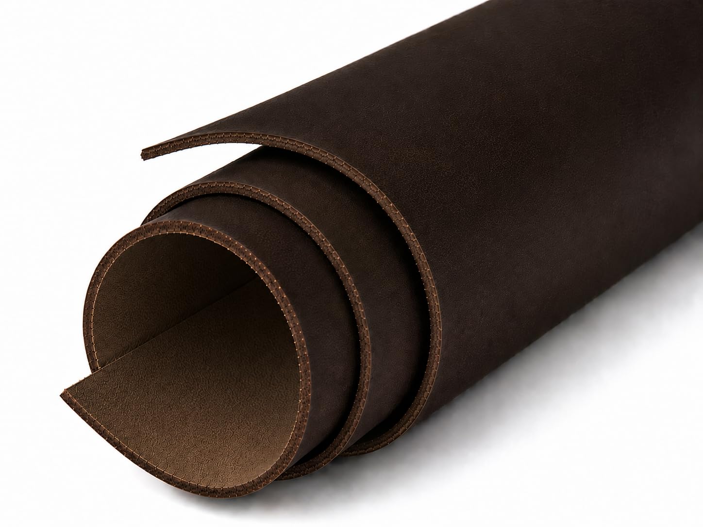 Top Grain Cowhide Tooling Leather Sheet 1.3 to 1.5mm Thick for Leather Crafting Wallets Belts Bags DIY Hobby Sewing and Artisan Projects Finished Leather (Red Brown, 12x12 Inch)-picture-15
