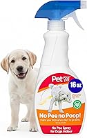 PETYOURPET Dog No Pee No Poop Training Spray, 16oz Natural Non-Toxic Deterrent for Puppies, Indoor Outdoor Marking Prevention