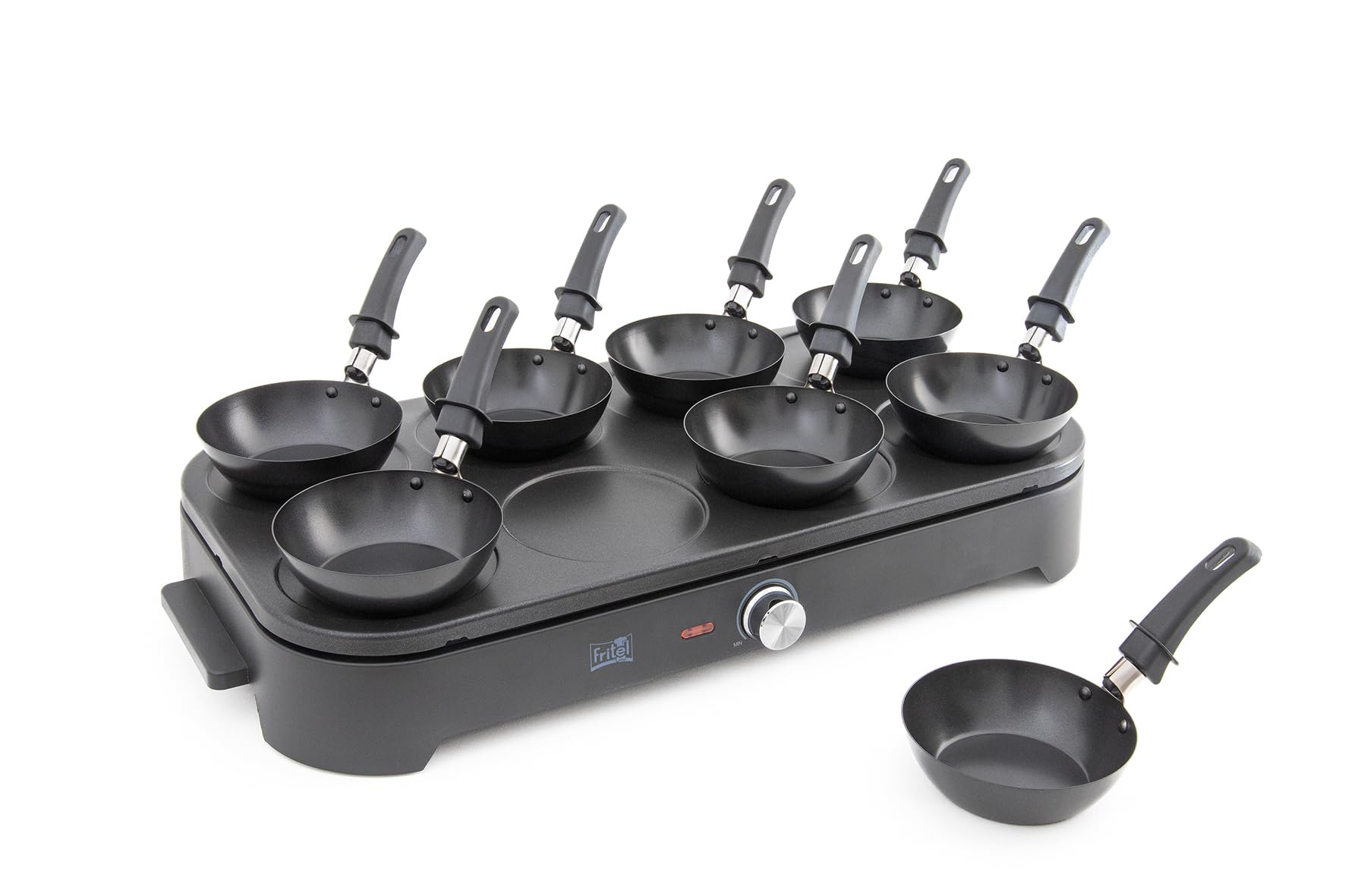 Fritel GWP 2560 - Appareil à raclette, crêpière et wok - 1500 W - Sans PFAS