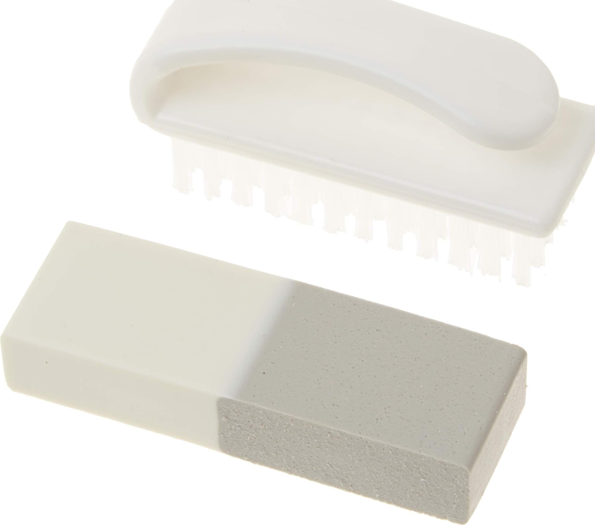 Sof Sole Reinigungsbürsten-Set für Schuhe aus Wildleder und Nubuk, Weiss/opulenter Garten, Einheitsgröße