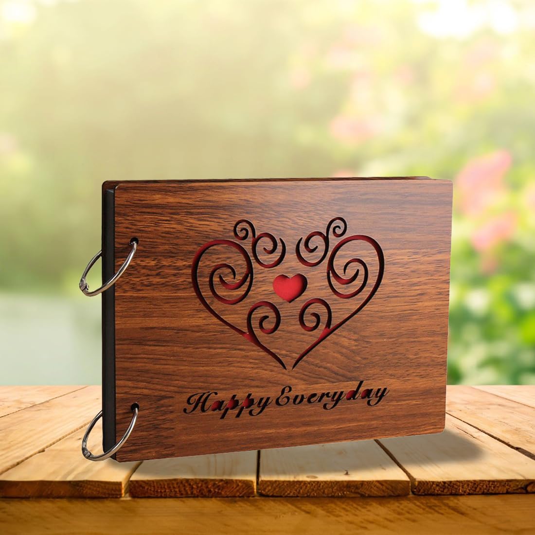 Creative Memories Love Your Life アルバムカバー BALAJI HOME AND DECOR presents a Natural Wood Elegance Handcrafted