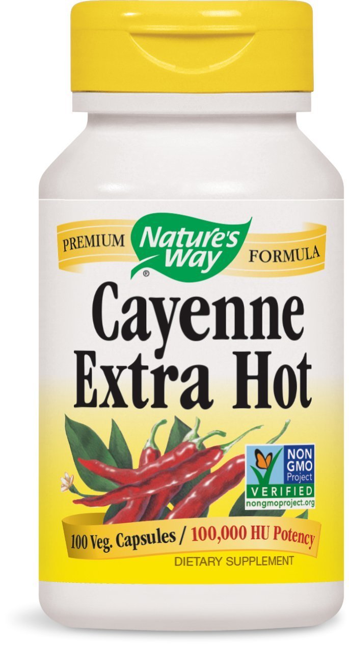 Nature'S Way - Cayenne Extra Hot 450 Mg. 100 Capsules