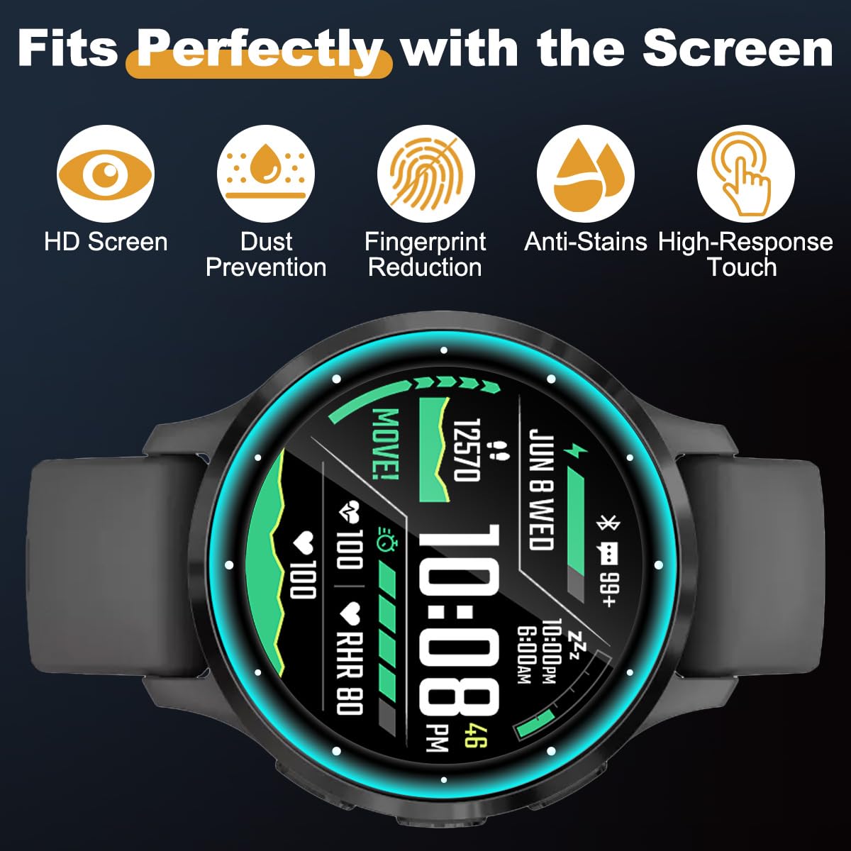 Pnakqil 4 Stück Für Garmin Venu 3s/Gamin Venu 4 41mm