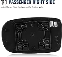 Vista 5 de Espejo lateral del pasajero para Chrysler 200 2011-2017 / Chrysler 300 2012-2021 / Dodge Charger 2011-2021 - Retrovisores calefactables de repuesto