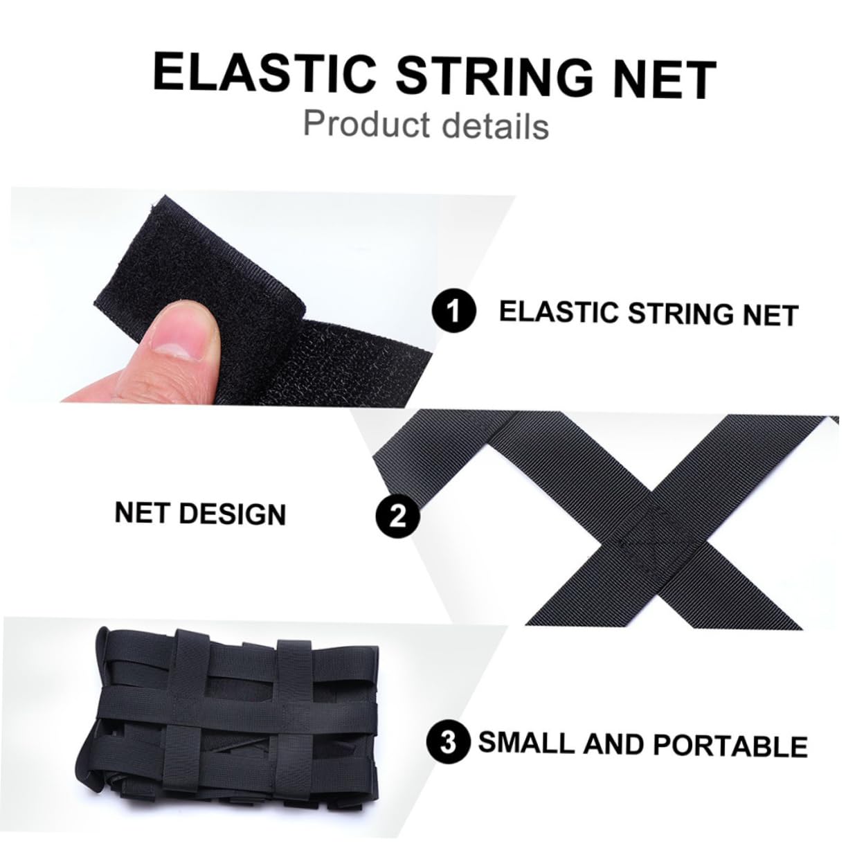 GALPADA 2pièces Filet à Bagages Élastique Nylon pour Toit Voiture Ou Véhicule Lot de Filets De Rangement pour Voiture
