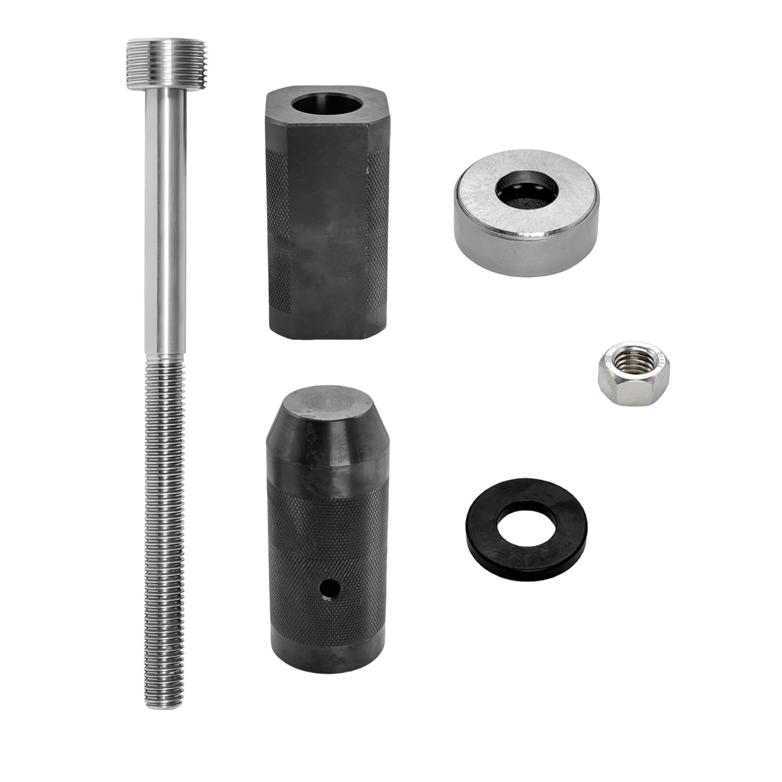 Aitkeswk 9U-6891 Injector Sleeve Cup Remover Installer Caterpillar Tool Set 6pcs Fit for CAT 3406E C10 C12 C15 C16 C-18