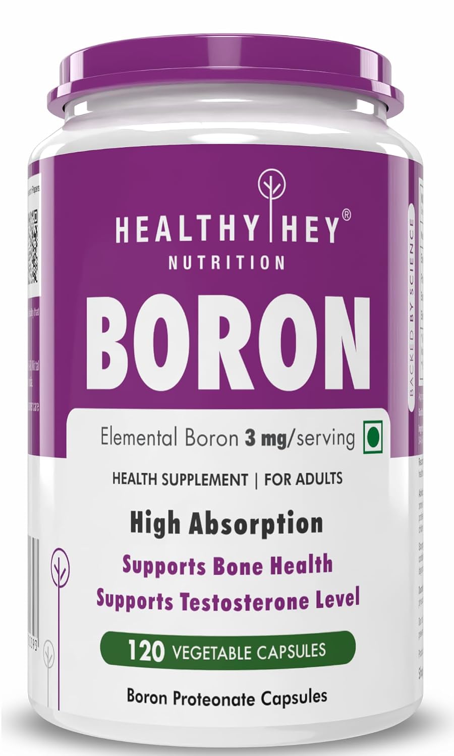 HealthyHey Nutrition Boron -Advanced Chelated – 120 Veggie Capsules – Gluten Free, Non-GMO HealthyHey Nutrition Boron -Advanced Chelated – 120 Veggie Capsules – Gluten Free, Non-GMO
