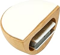Vista 3 de WORKPRO W133319 - Tope magnético para puerta de cúpula montado en adhesivo de madera, acabado de haya (paquete de 2)