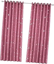 HOOTNEE 1 Peça Cortinas Transparentes Decoração Infantil Persianas Transparentes Cortinas Blackout Painéis Para Quarto Painéis Cortinas Para Quarto Berçário Lua Estrelas Cortinas Infantis