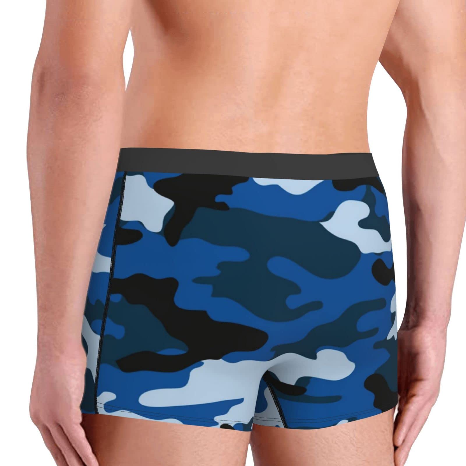 Amazon.co.jp: ボクサーパンツ 迷彩柄 ブルーカモフラージュ