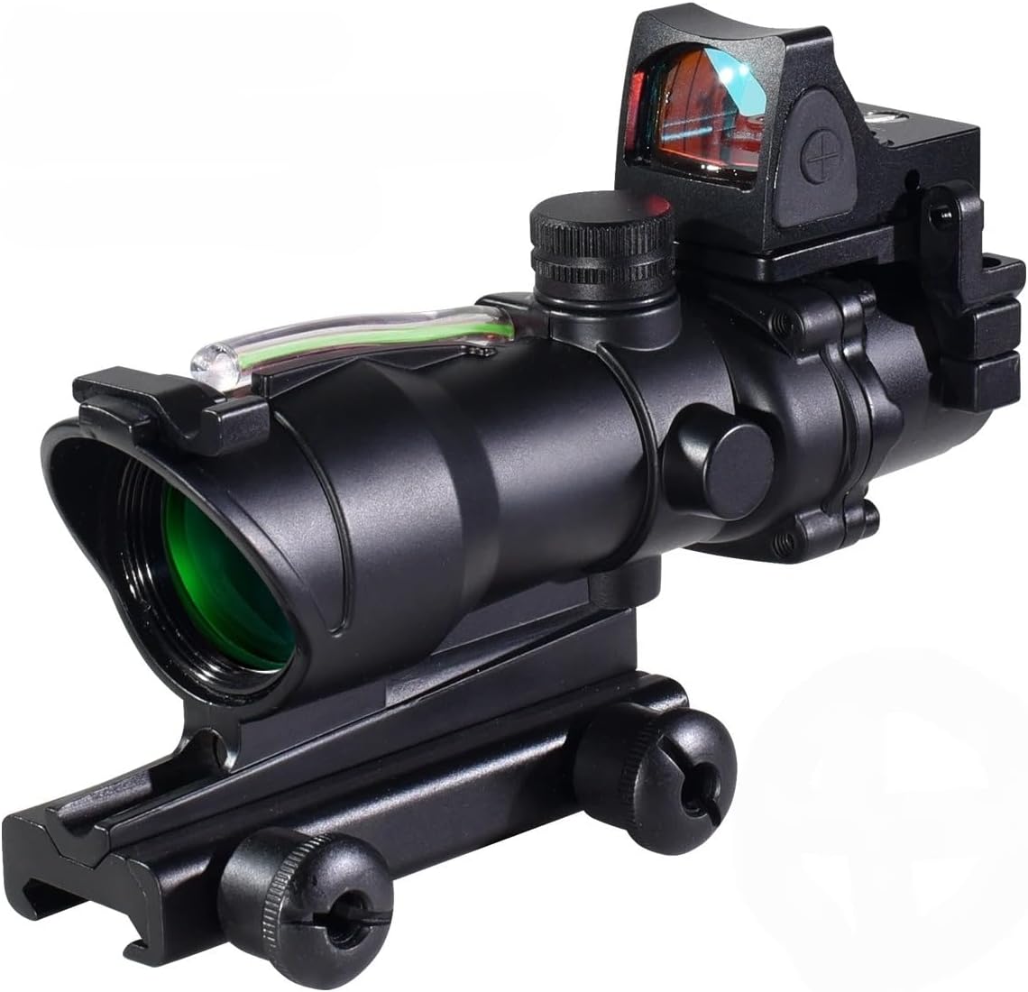 4x32 Adjustable Red Dot Scope for Glock with 1x-4x Magnification, 20mm Rail Mount for Hunting, Shooting Sports & Outdoor Activities