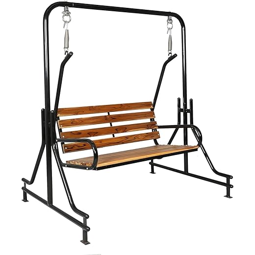 Indoor Teak Wood Swing 117 cm