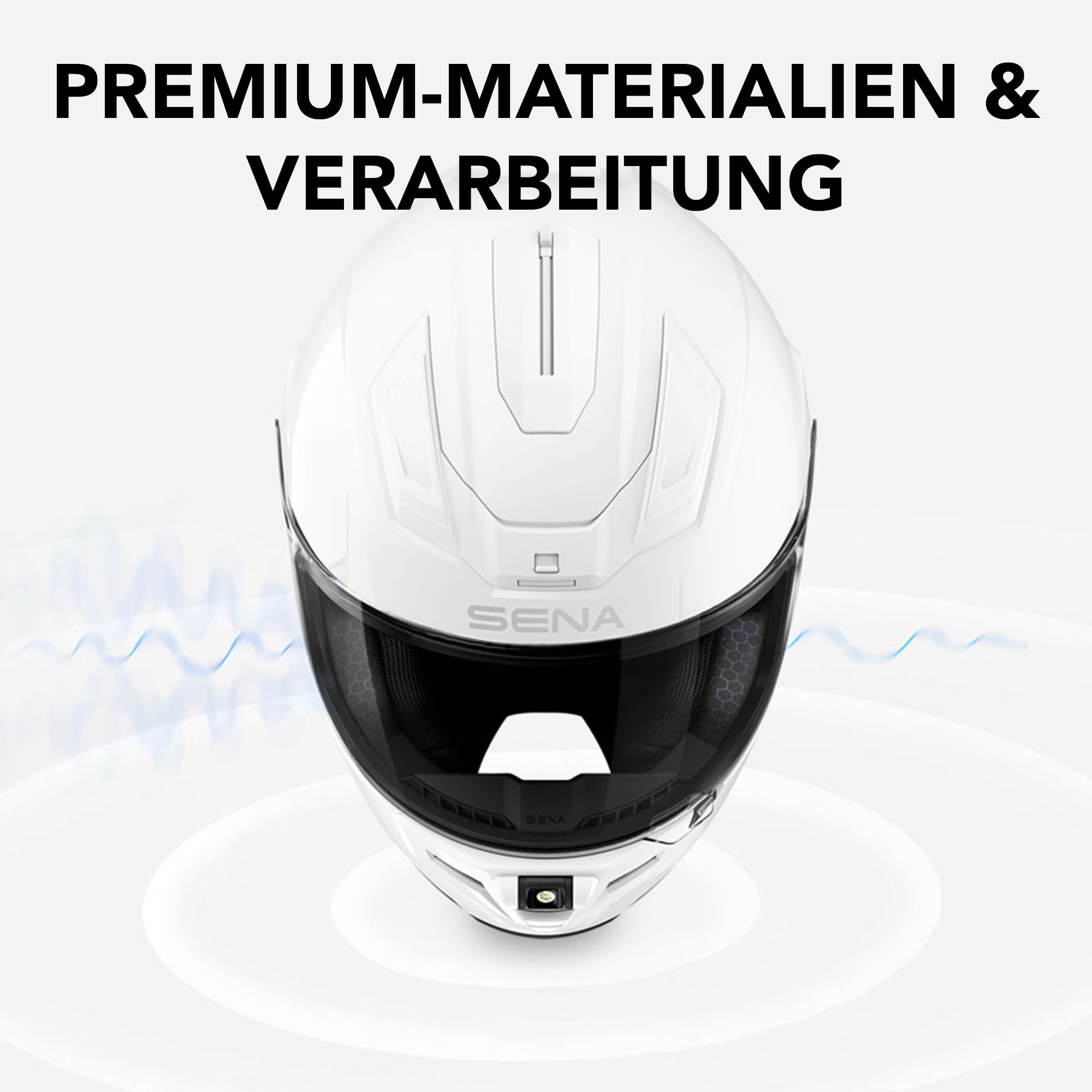 Sena Phantom XB Integral-Smart-Motorradhelm mit integrierter Kommunikation und akustischen Audiokammern
