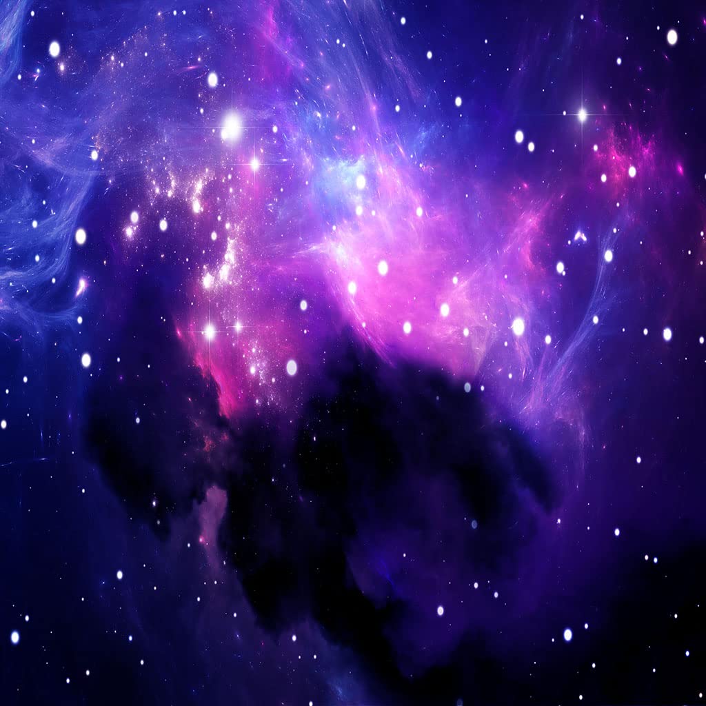 Manta De Franela De Microfibra 150X200Cm Manta De Felpa Suave Para Sofá Cama 3D Paisaje De Cielo Estrellado Morado Impresión Patrón Manta Polar Invierno Gruesa Y Esponjosa Caliente Transpirable