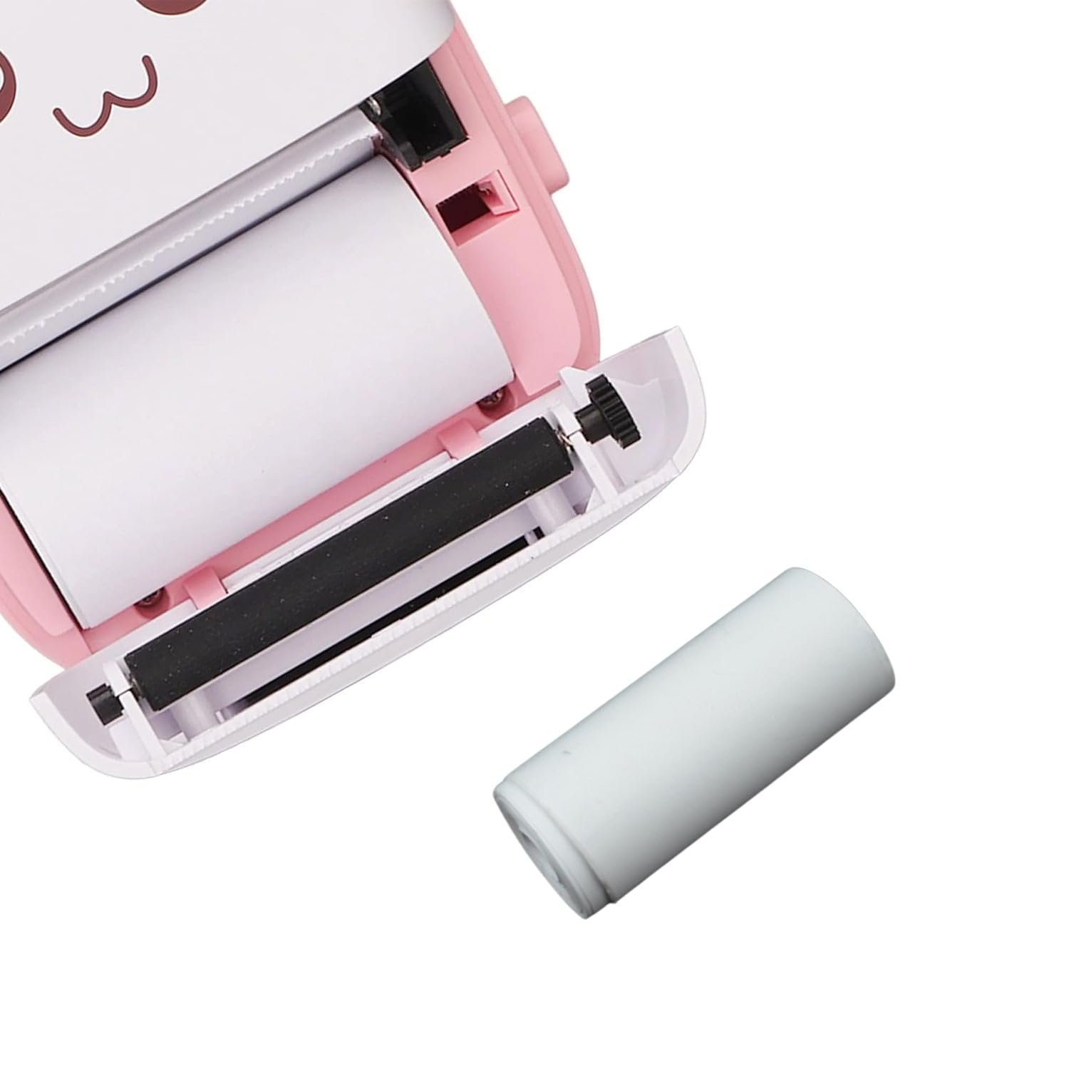 Alushen Small Thermal Printer Paper, Printing Paper Roll Aging Resistant Fast Color Rendering Portable Clear Printing for Travel (1 Pc/Printing Paper Roll) 2