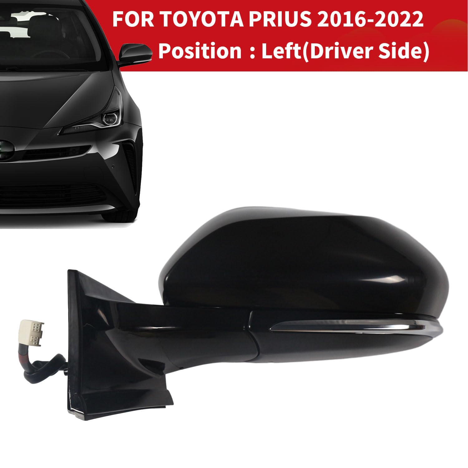 Pejo Lateral De 7 Pin Con Potencia De Punto Ciego Calentado Para Toyota Corolla 2020, 2021, 2022, 2023, Lámpara De Señal De Giro De EE. UU., Piezas De Pejo Retrovisor - AliExprs 34