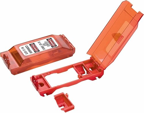 Tapa para interruptor de paredbloqueo, color rojo, Rojo, 1