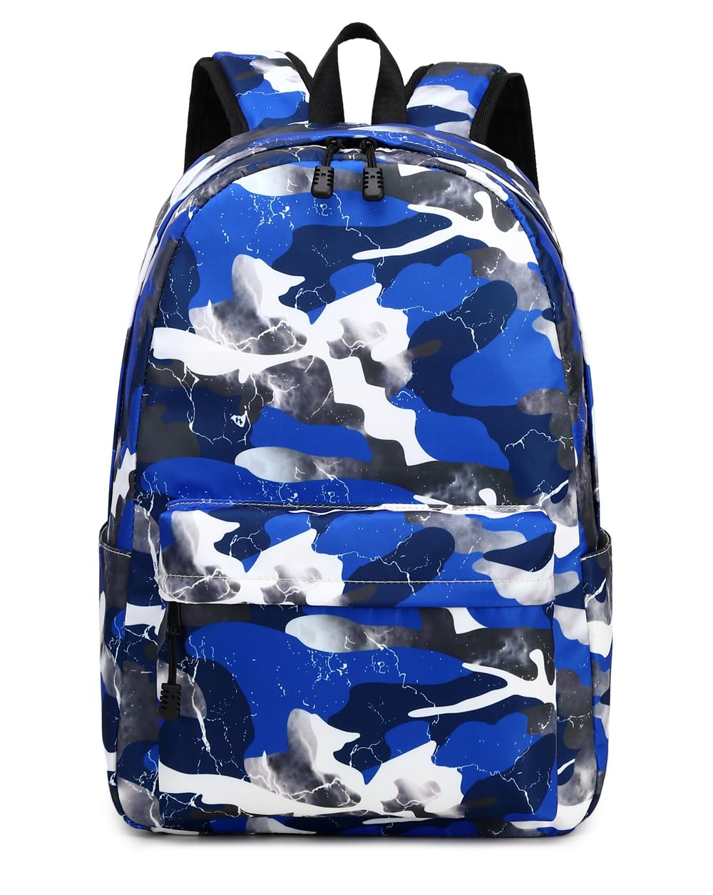 Lmwzh Backpack For Boys Girls Elementary Waterproof teen School Bags Kids Bookbag Lightweight Camo Blue