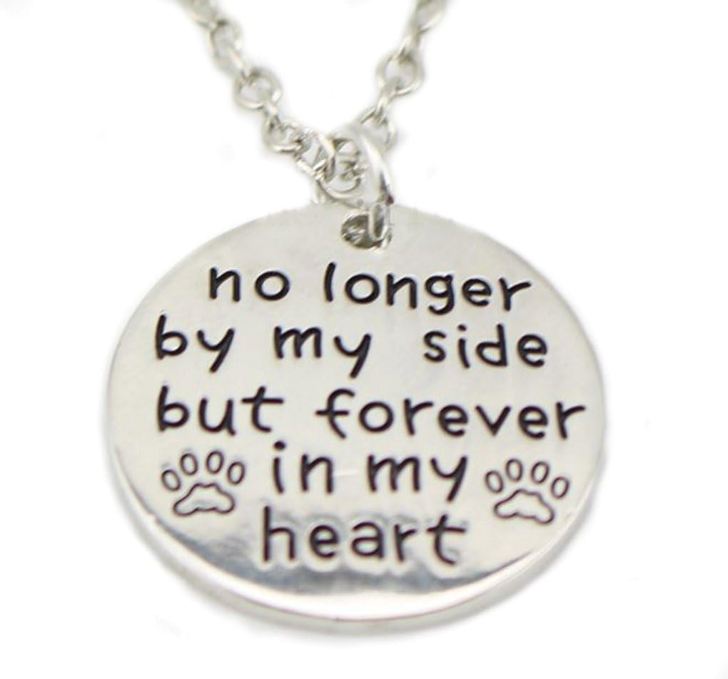 YuanKanJu No Longer by My Side but Forever in My Heart - Pendant Necklace Charm Jewelry - for The Love of Pets