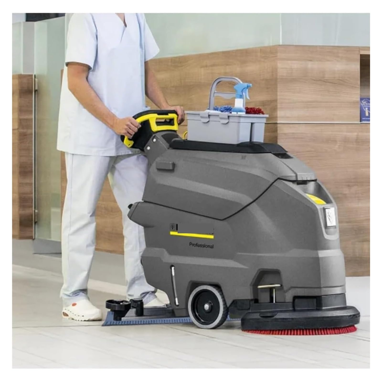 Cepillo De Disco Rojo De 20 Tamaños For Fregadoras De Suelos, Compatible Con Karcher BD50/50, BD50/70 Y Accesorios.