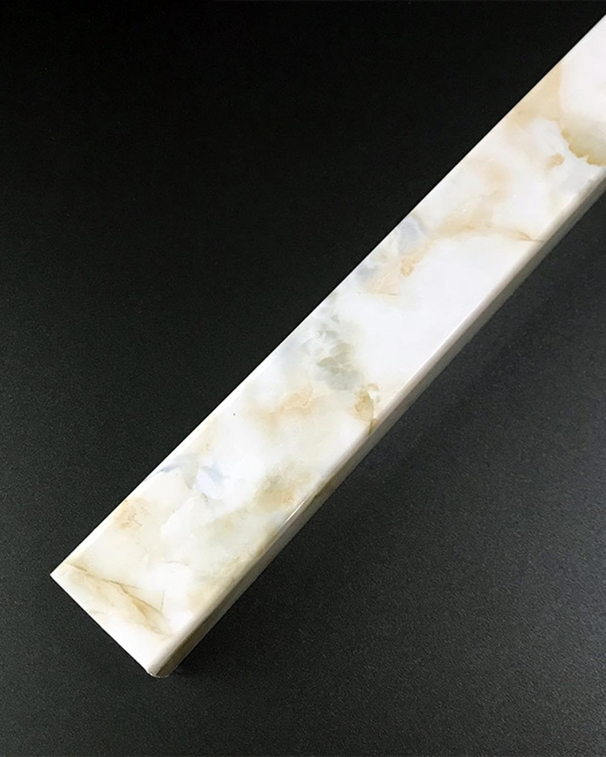 Barriera Doccia Ferma Acqua Barriera Soglia Doccia Effetto Marmo, Resina | Striscia Ferma Acqua per Soglia Doccia Walk-in, Barriera Pavimento Bagno, Protezione dall'Acqua(Marble look B,L-90cm(36"))