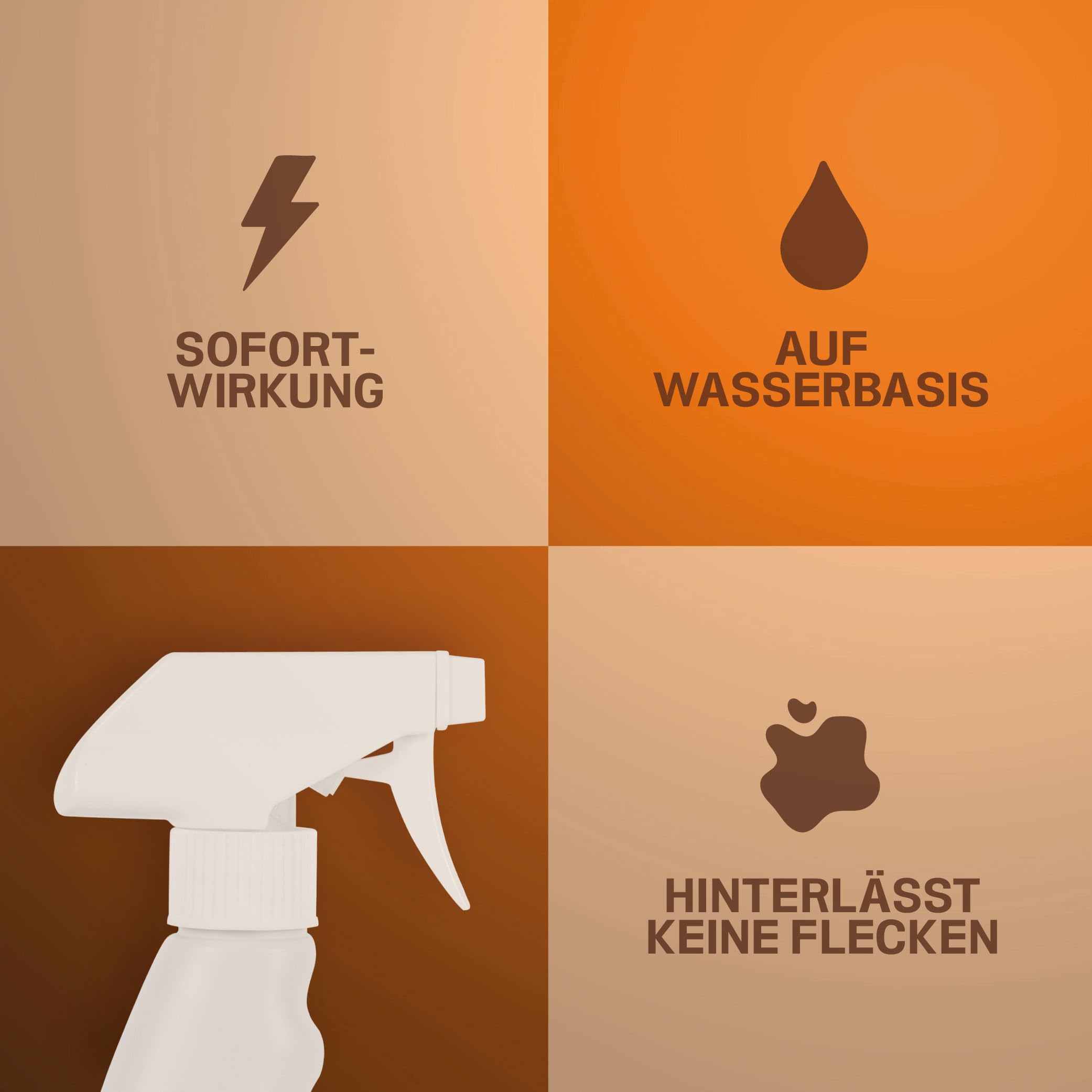 INSIGO Zecken Spray 1L Sprühflasche - Zeckenmittel mit mechanischer Wirkung - Effektive Abwehr für Zecken und Larven - Zecken Spray mit Sofortwirkung