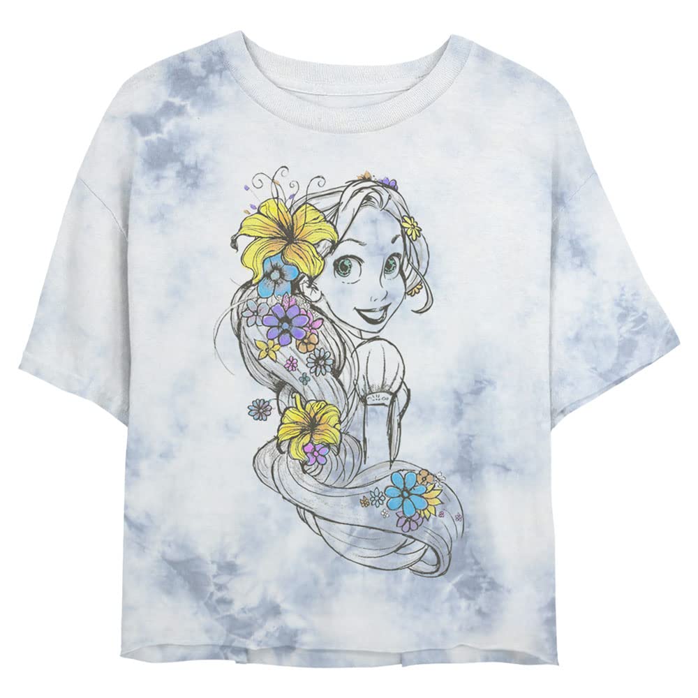 Disneywomens Disney Princess Rapunzel Sketch Women's Fast Fashion Short Sleeve Tee Shirt T-Shirt