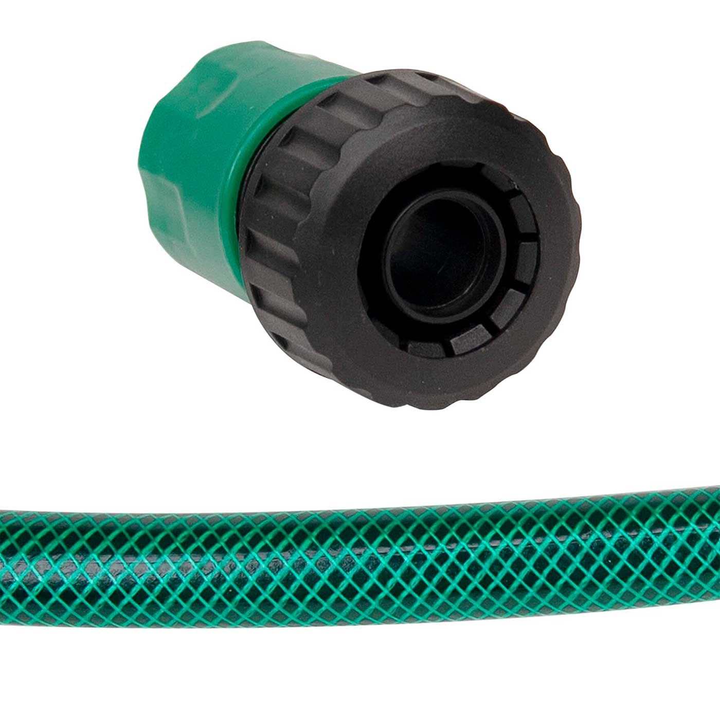 Tradineur - Manguera flexible de riego con accesorios, 3 capas, regar jardín, huerto, coche, labores agrícolas, 20 bar, Ø12 mm, 20 m