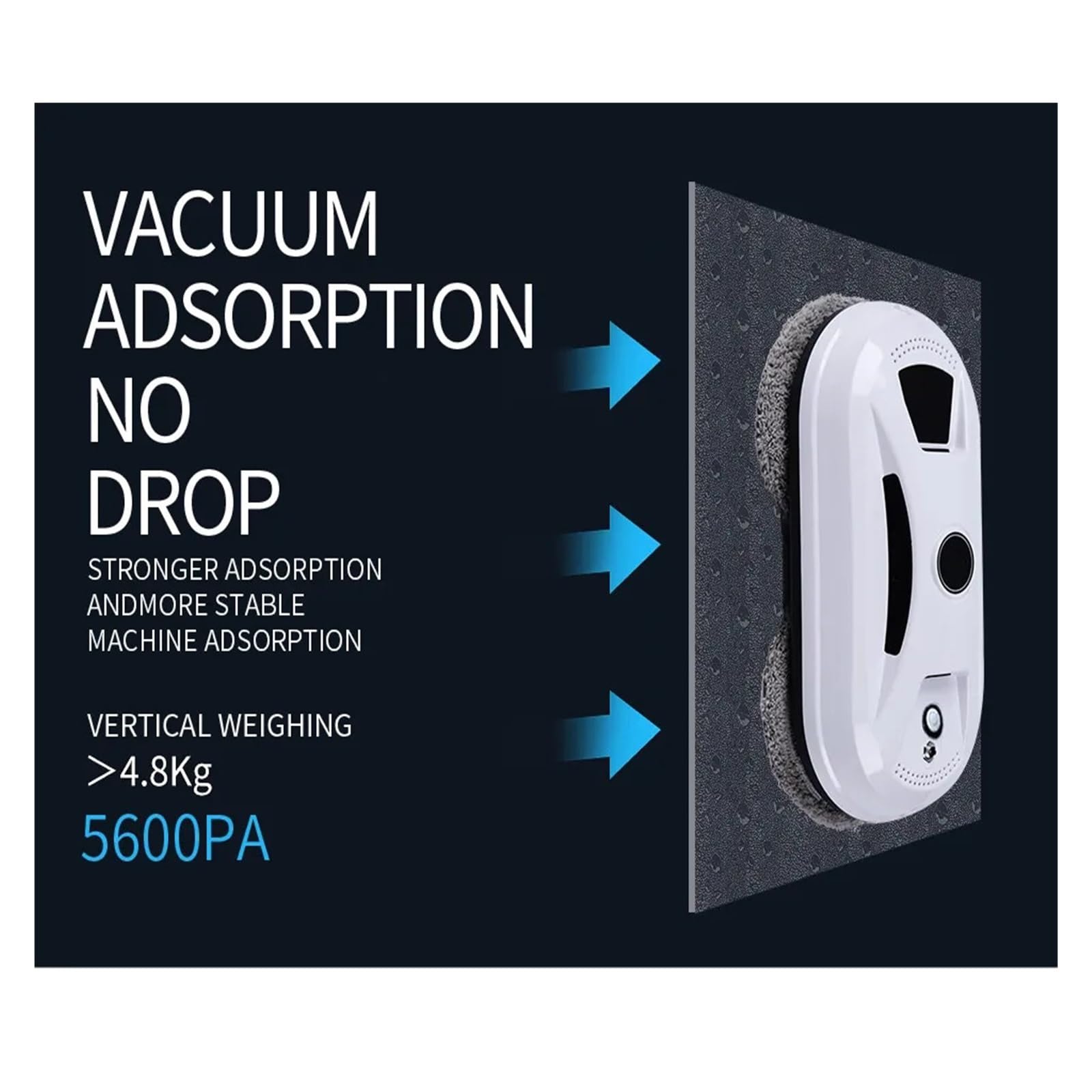 Robot Aspirapolvere Ultra Sottile For La Pulizia Delle Finestre Lavavetri Elettrico For Vetri Limpiacristales Telecomando For Casa