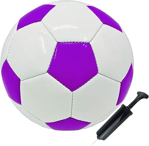Miniatura 1 de Balón de fútbol tamaño 2 bomba pequeña con aguja para entrenamiento en interiores y exteriores, sofá de práctica para niños pequeños, niños y niñas