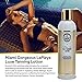 Miami Gorgeous Self Tanning Lotion LaPlaya Luxe Natural Best Self Tanner for Instant Bronzing Touch & Streak Free Tan, Best Bronzer Sunless Tanner Light Medium Gradual Tanner for Face and Body 8oz