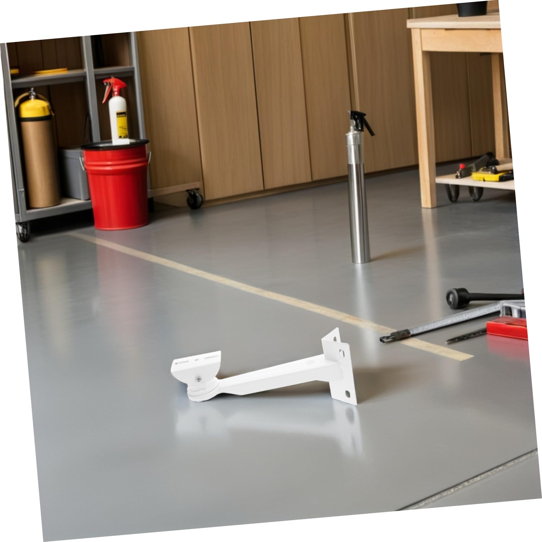 PLAFOPE 2 Sätze Robuste Überwachungskamera Eckhalterung aus Stahl Verlängerungsstange Wand Deckenmontage für Flexible Winkelverstellung und Stabile Sicherheitssysteme