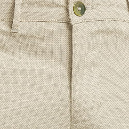 Image of Park Avenue Men's Mid Rise Printed Cotton Blend Slim Fit Casual Trousers
