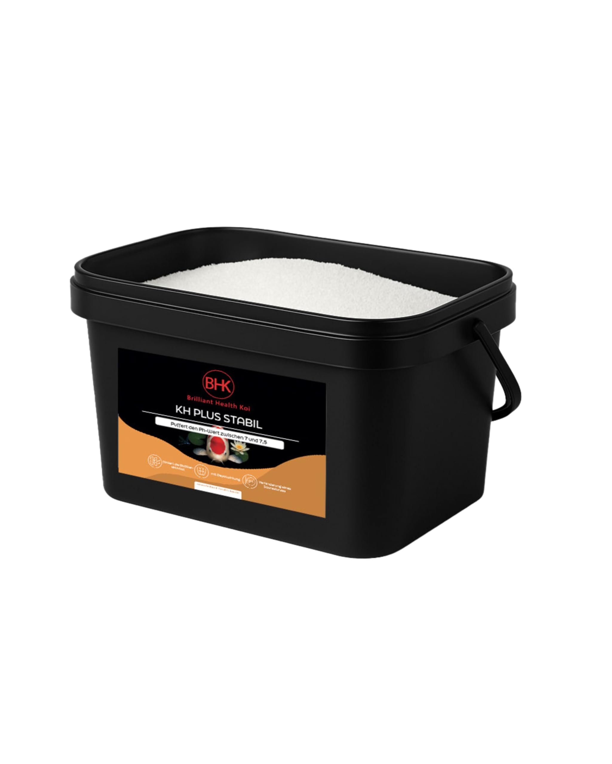 BHK – KH Plus Stabil Teichpflege – Stabilisiert Karbonathärte & pH-Wert im Teich – Gegen Säuresturz – Für Koi-, Garten- & Fischteich – 5 kg
