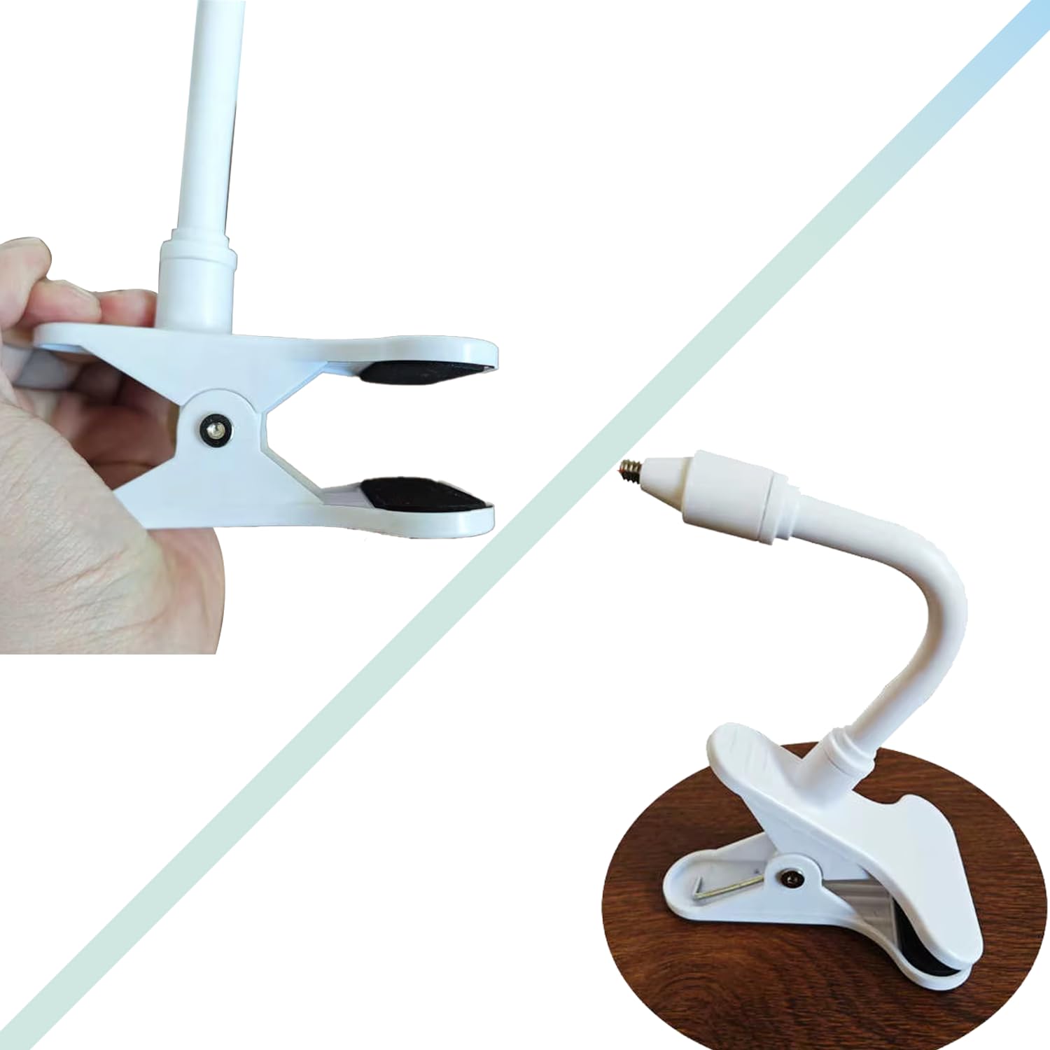 Soporte de Vigilabebés para cámara TP-Link Tapo C200/C210/C220/C201/C202/C211/C212/C222/C230 WLAN IP Kame (Blanco)