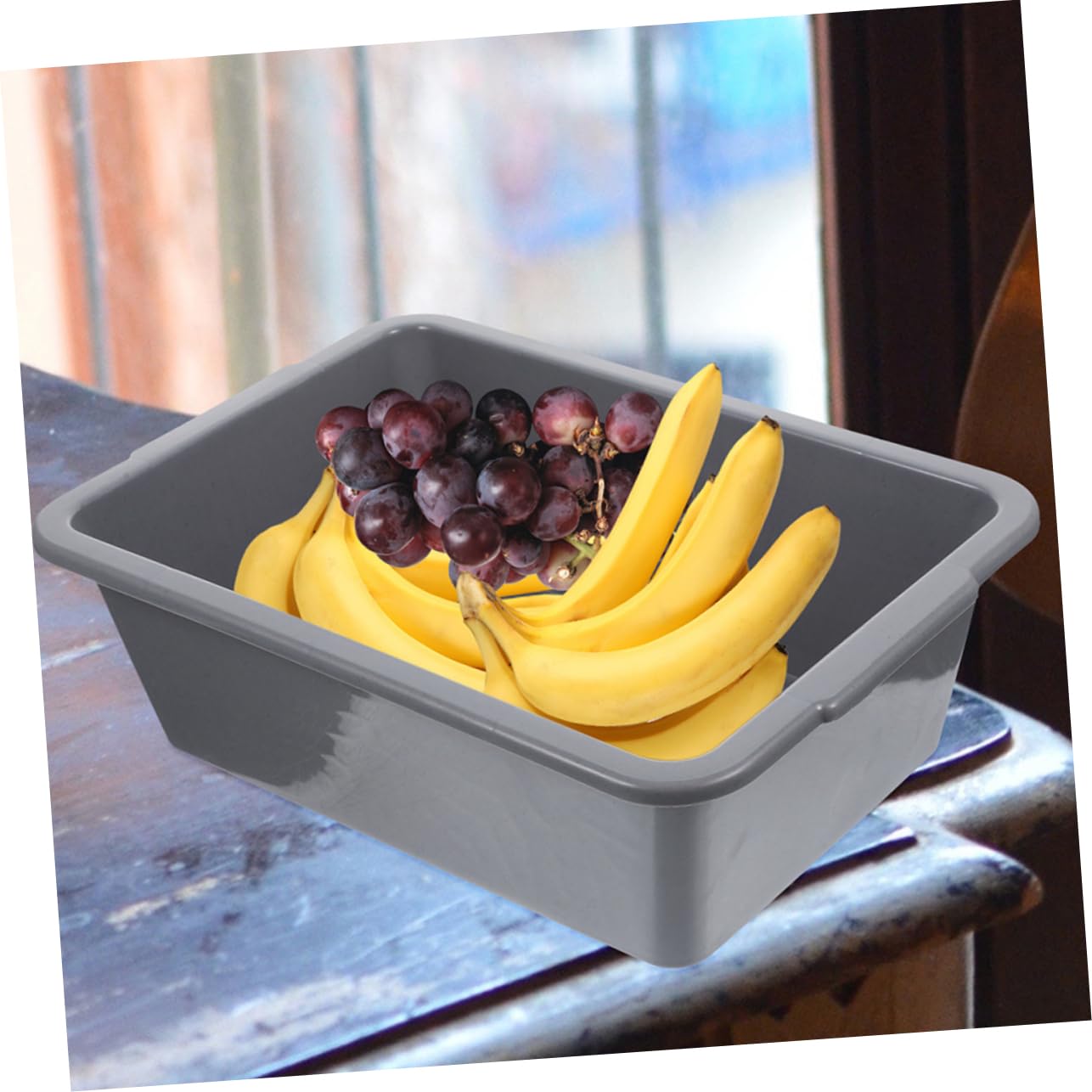 MAGICLULU 3piezas Caja De Almacenamiento Plástico Rectangular Multipropósito Resistente Pp Con Capacidad Moderada Para Lavado De Platos y Frutas Apilable Para Hogar y Uso Comercial