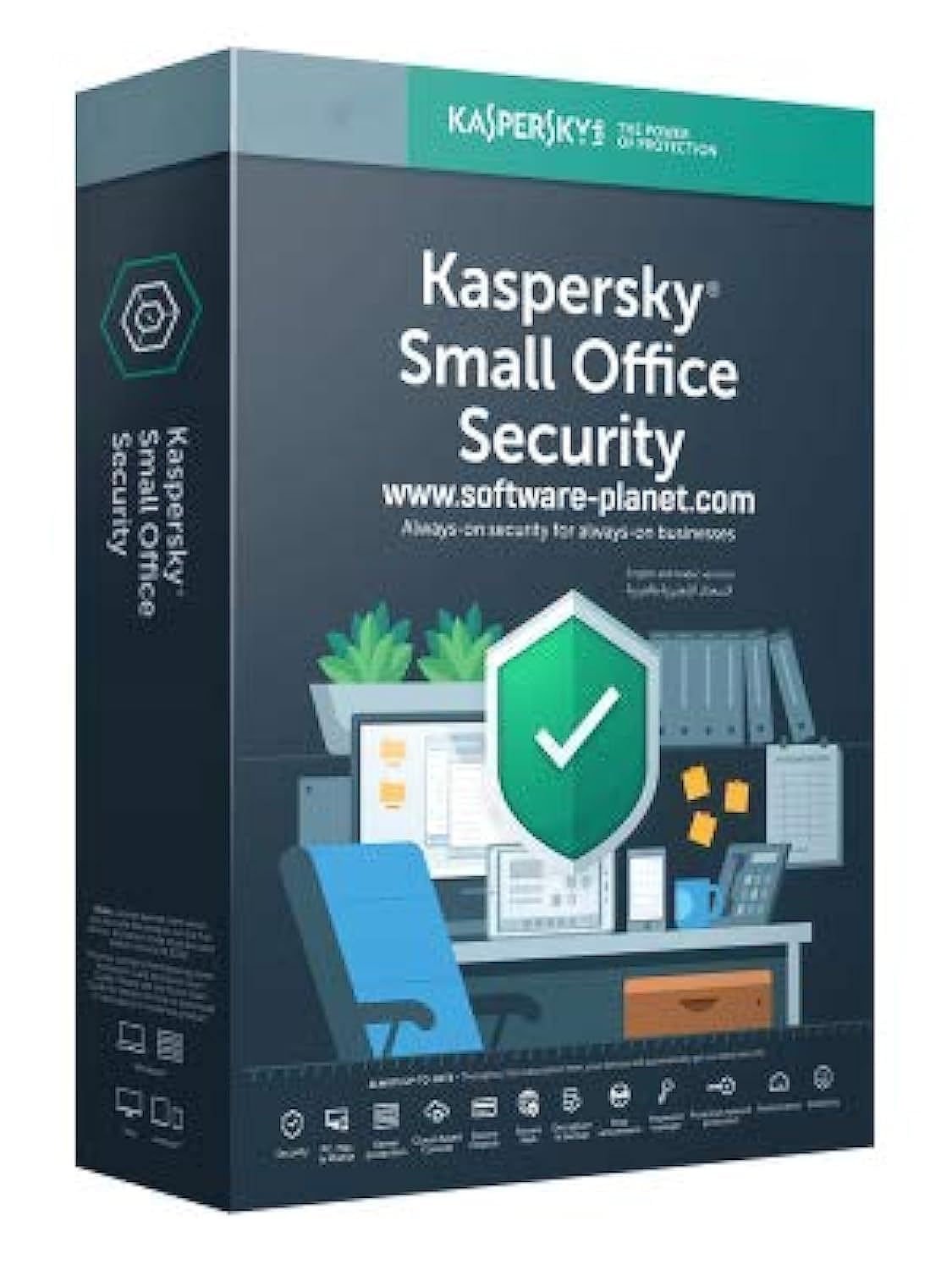 Kaspersky Small Office Security Latest Version-10 PCs + 1 File Server 1 Year (CD) + 10 Mobile Devices