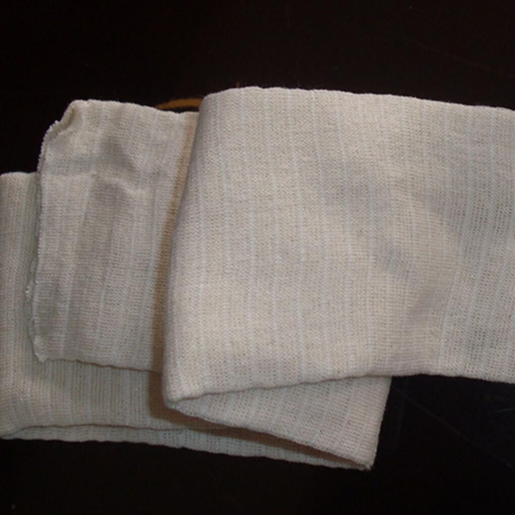 BEALIFE Herramientas esenciales para deportes en el hogar, vendajes elásticos para cualquier ocasión, rollo de vendaje elástico Tubular de algodón, elástico, ;8.75 cm x 10 m