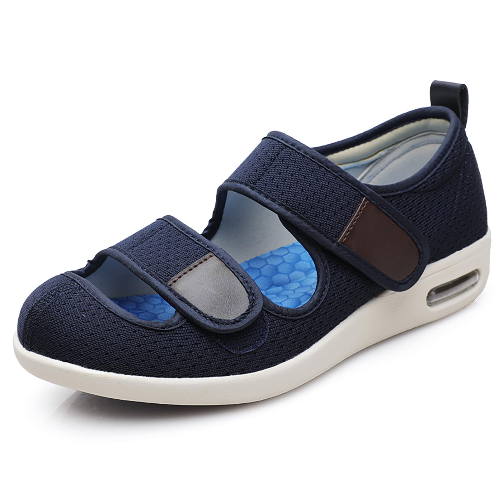 Scarpe diabetiche da Donna per Piedi gonfi, Scarpe da Ginnastica da Uomo per fascite Plantare, Scarpe da Ginnastica Leggere da Passeggio in Rete Traspiranti per diabetici, Anziani, Piedi gonfi,37EU