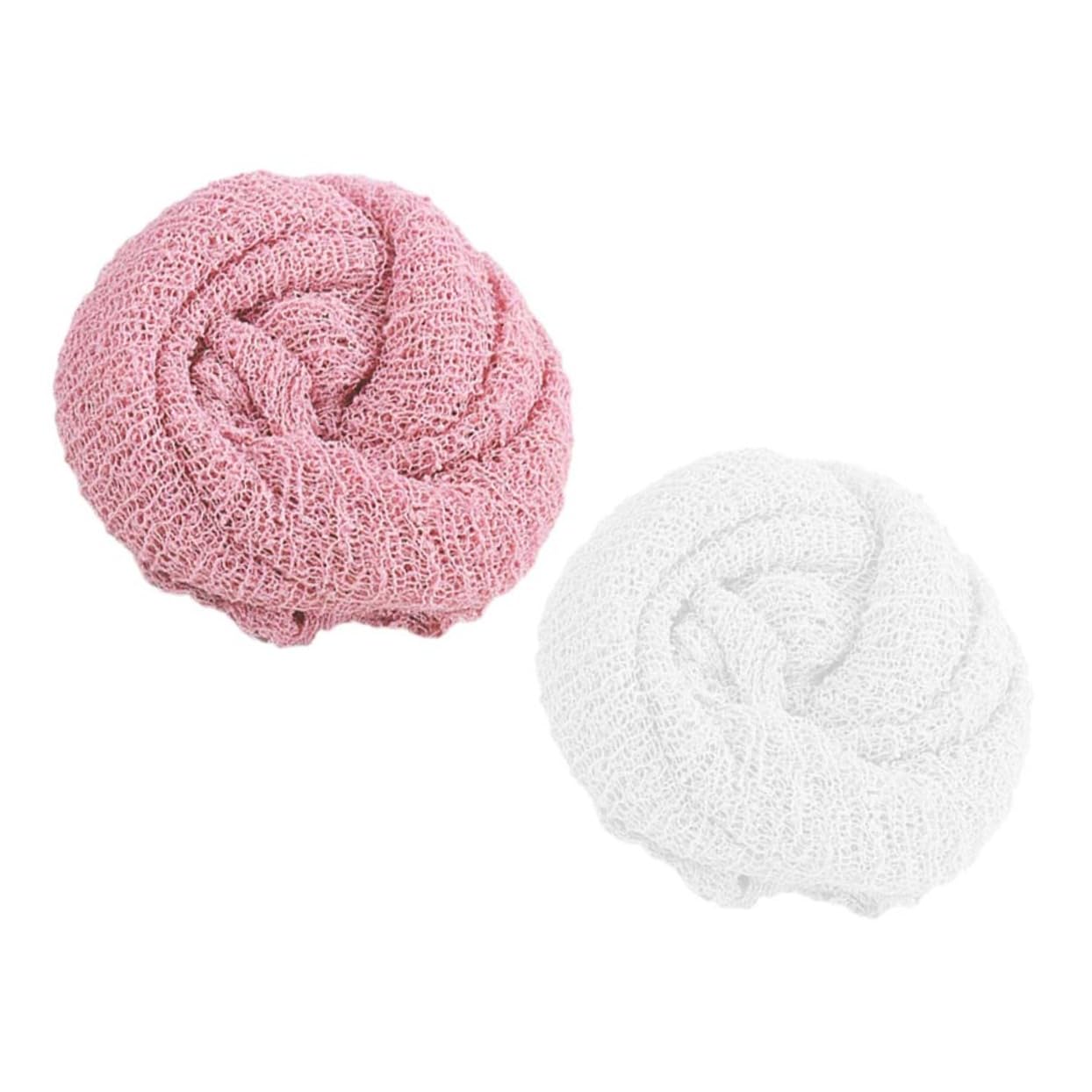 6piezas Envolvente para Recién Nacido Pack De Premium Transpirable y para Fotografía y Baño y Rosa